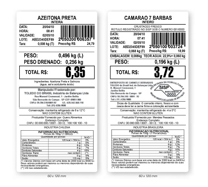 Balança com Impressora Integrada para Mercado e Padaria